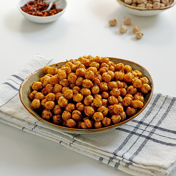 Susamlı Çıtır Nohut (Fırında Baharatlı Lezzet) ile ilgili görsel