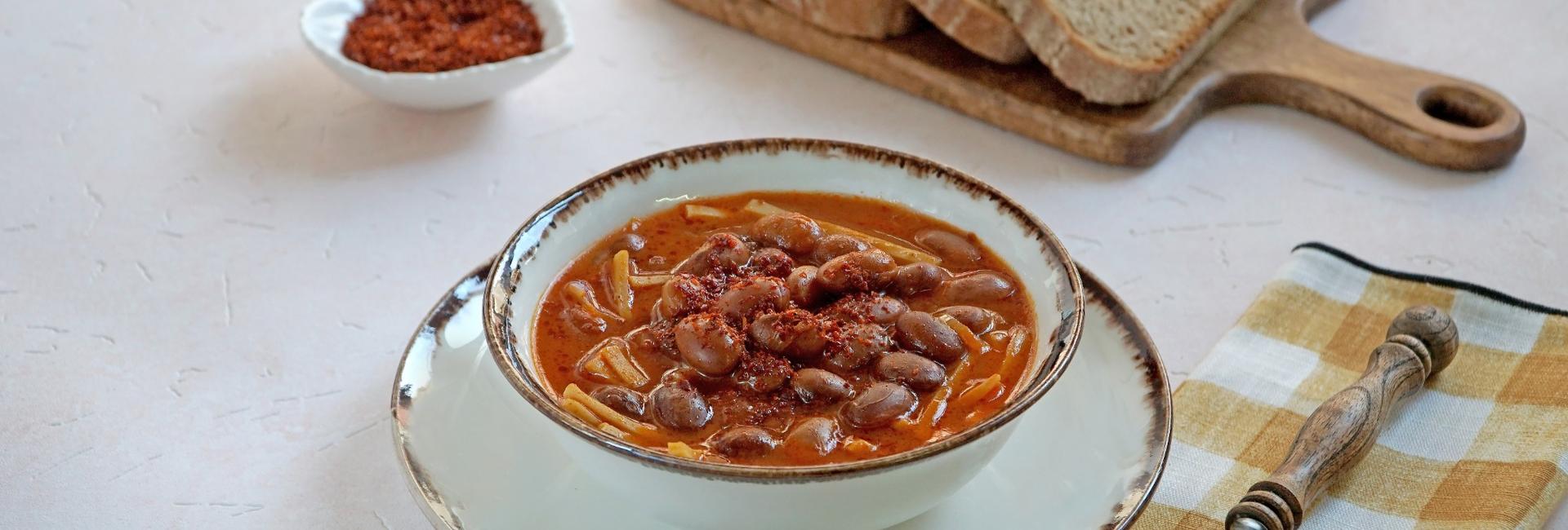 BARBUNYALI ERİŞTELİ ÇORBA
