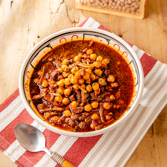 ERİŞTELİ NOHUT ÇORBASI