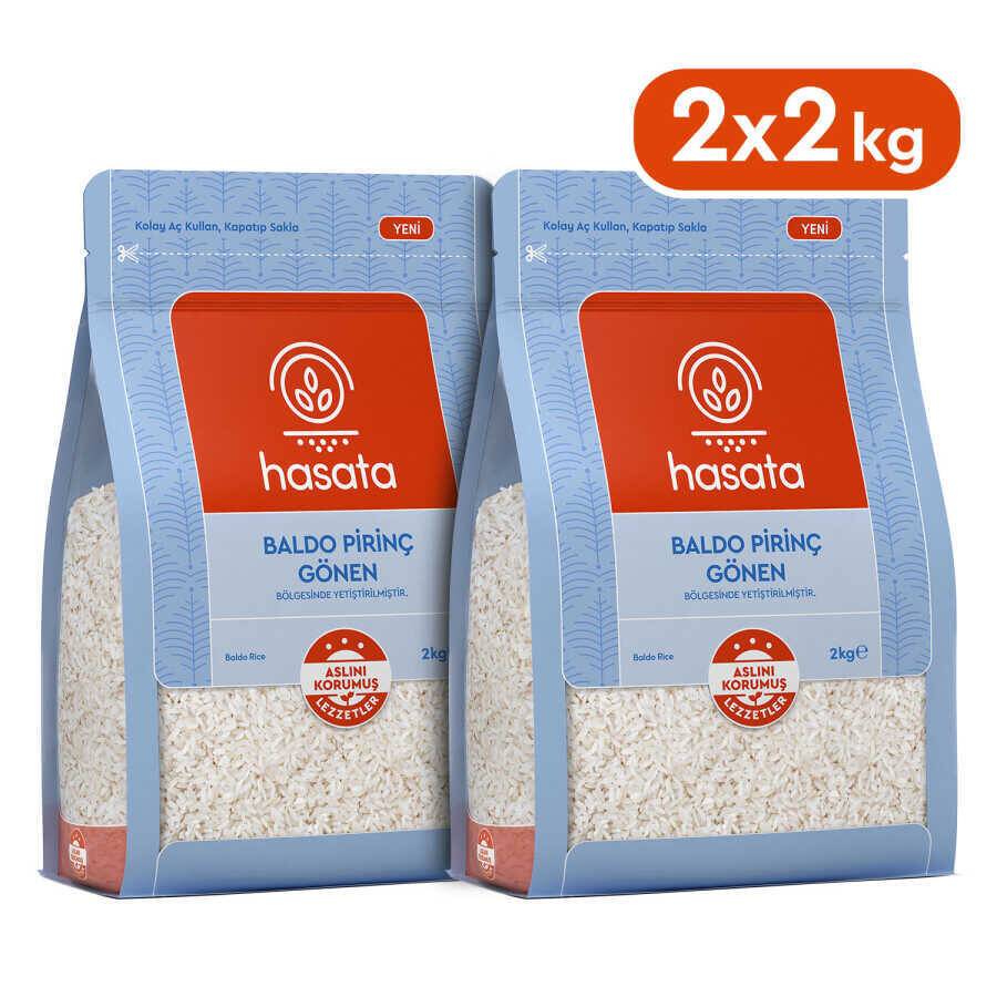 Hasata Advantage Pack of Gönen Baldo Rice (4 kg) - 1