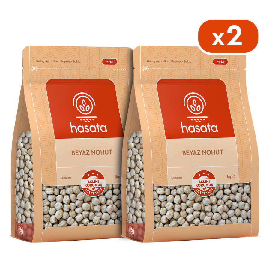 Hasata Advantage Pack of White Chickpea (2kg) - 1