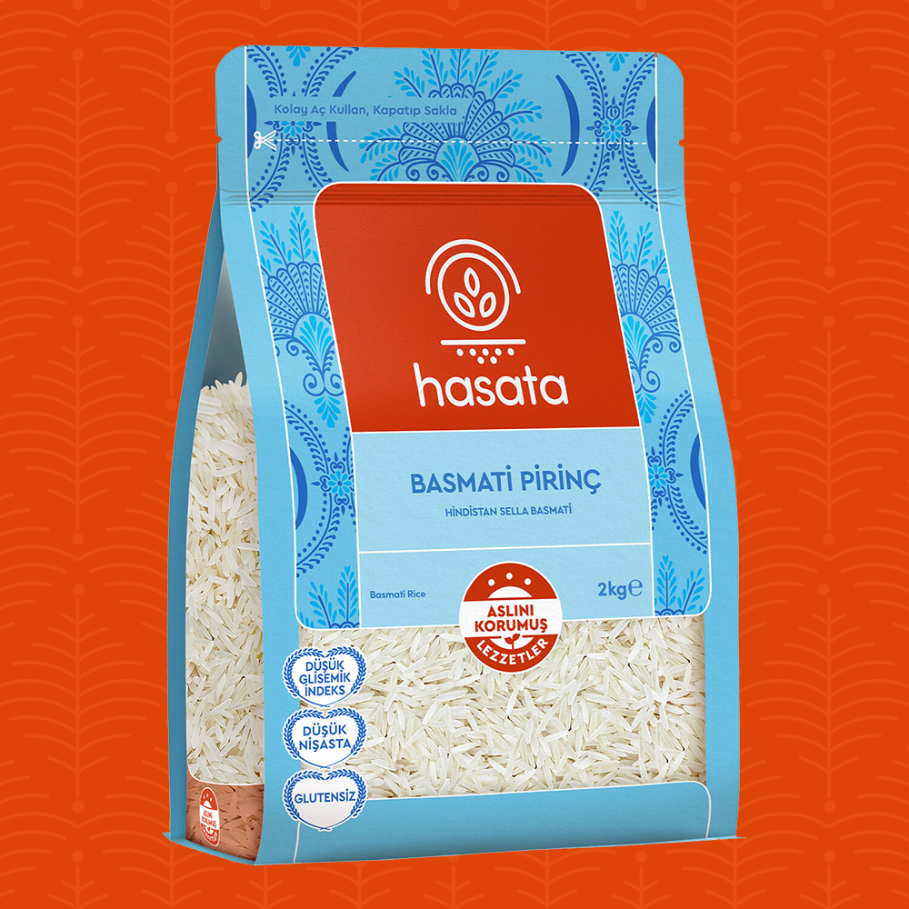 Hasata Basmati Pirinç (2 Kg) - 1