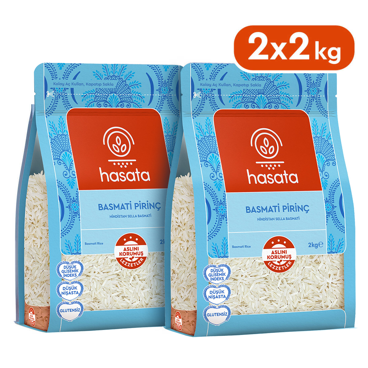 Hasata Basmati Pirinç Avantaj Paketi (4 kg) - 1