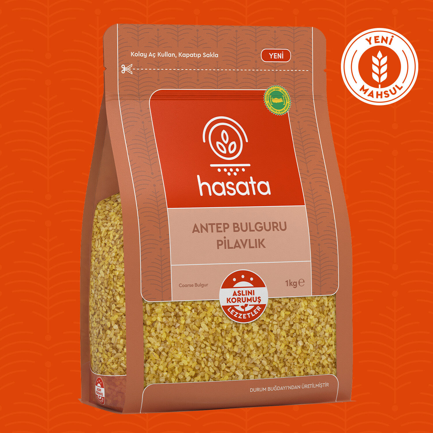 Hasata Antep Coarse Bulgur 1 KG - 1