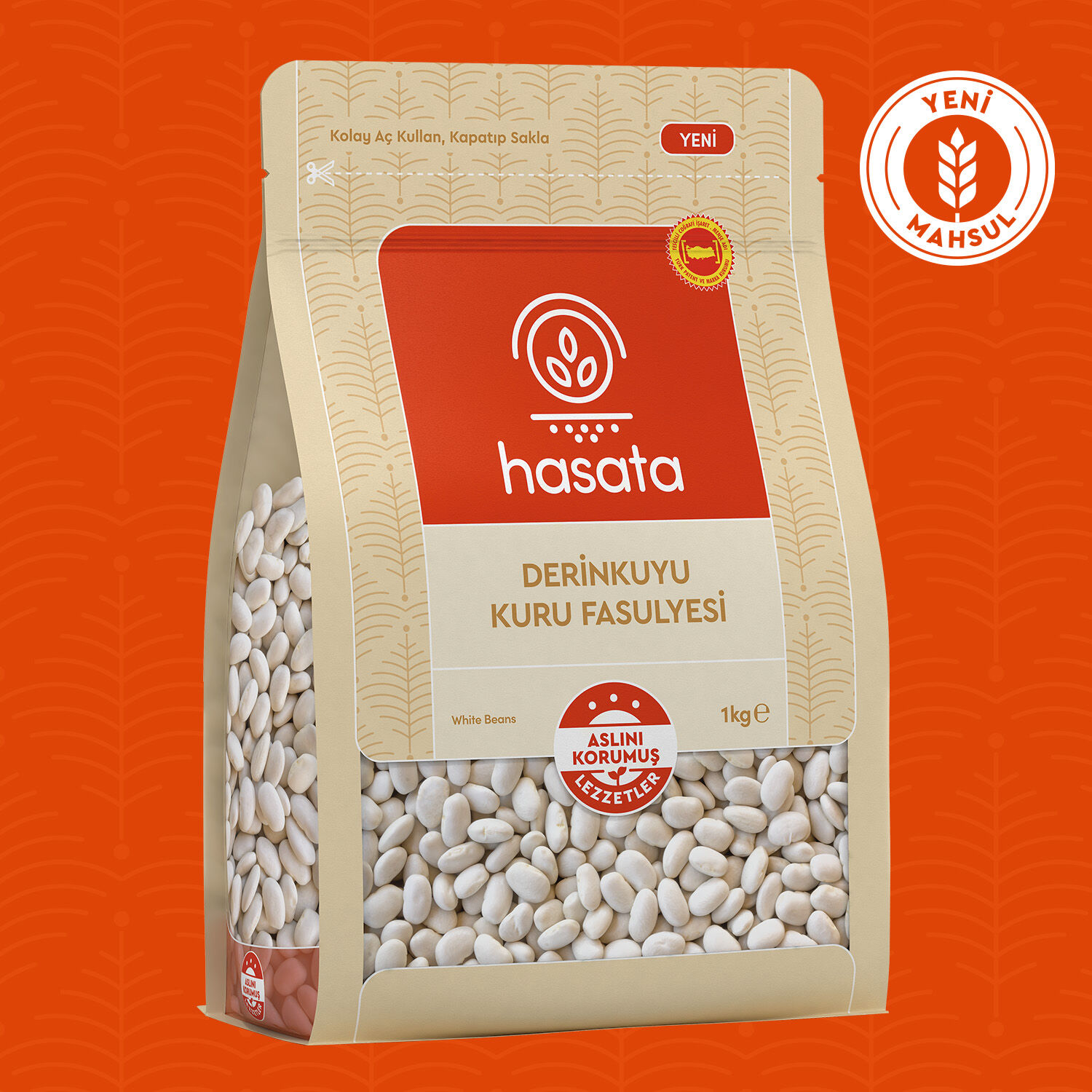 Hasata Derinkuyu White Beans 1 KG - 1