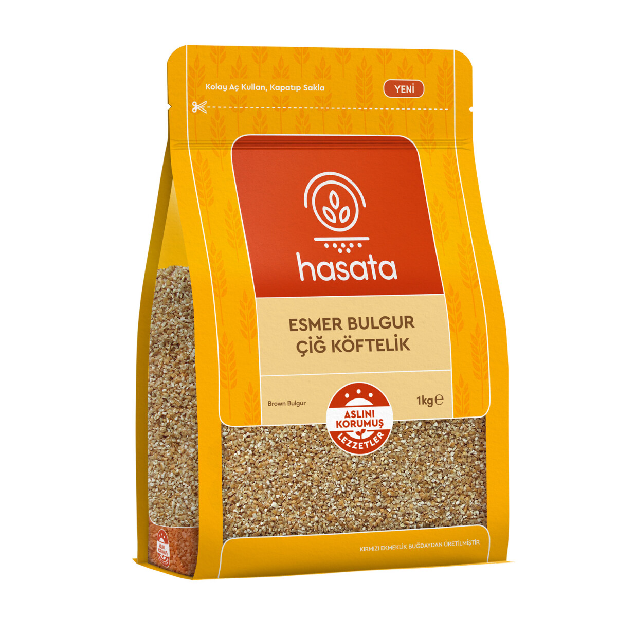Hasata Esmer Çiğ Köftelik Bulgur 1 Kg - 2
