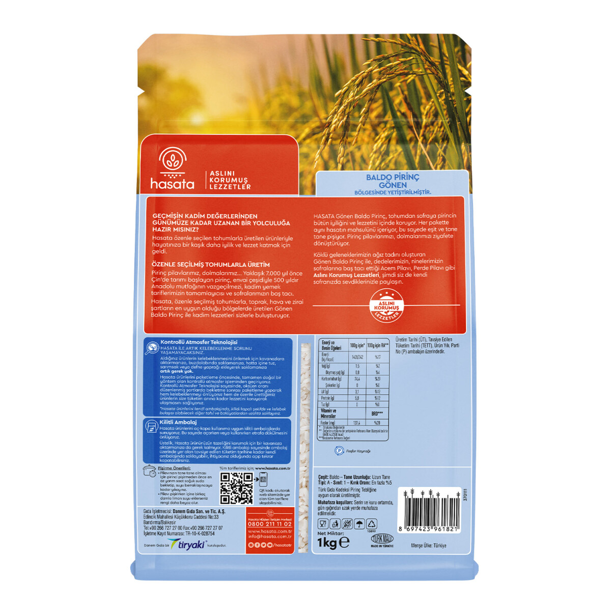 Hasata Gönen Baldo Rice 1kg - 5