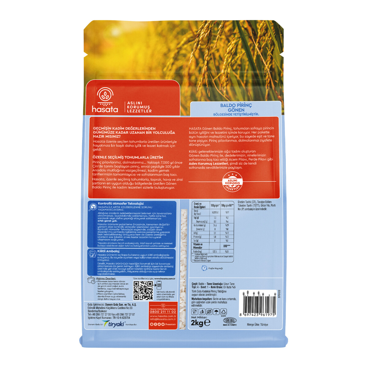 Hasata Gönen Baldo Rice 2 KG - 4