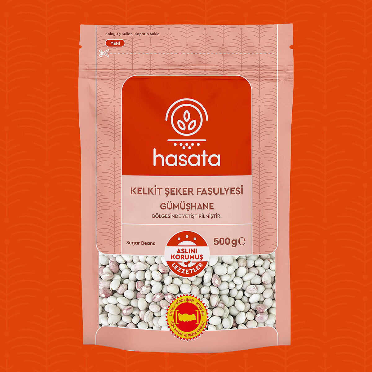 Hasata Gümüşhane Kelkit Şeker Fasulyesi 500 g - 2