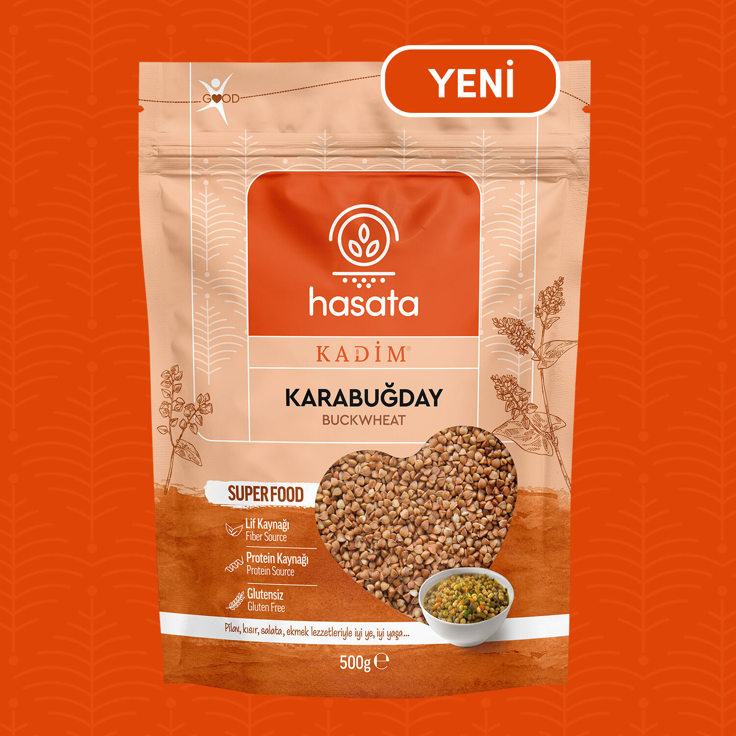 Hasata Kadim Karabuğday 500 g - 1