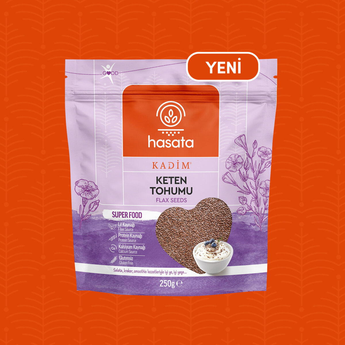 Hasata Kadim Keten Tohumu 250 g - 1