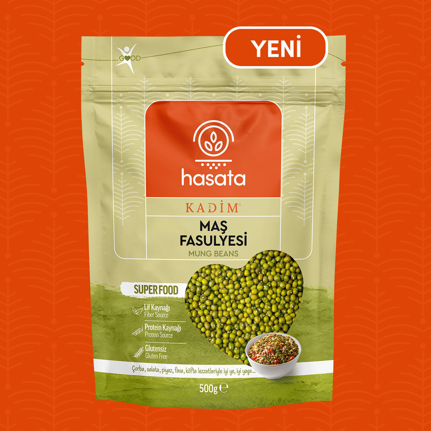 Hasata Kadim Maş Fasulyesi 500 g - 1