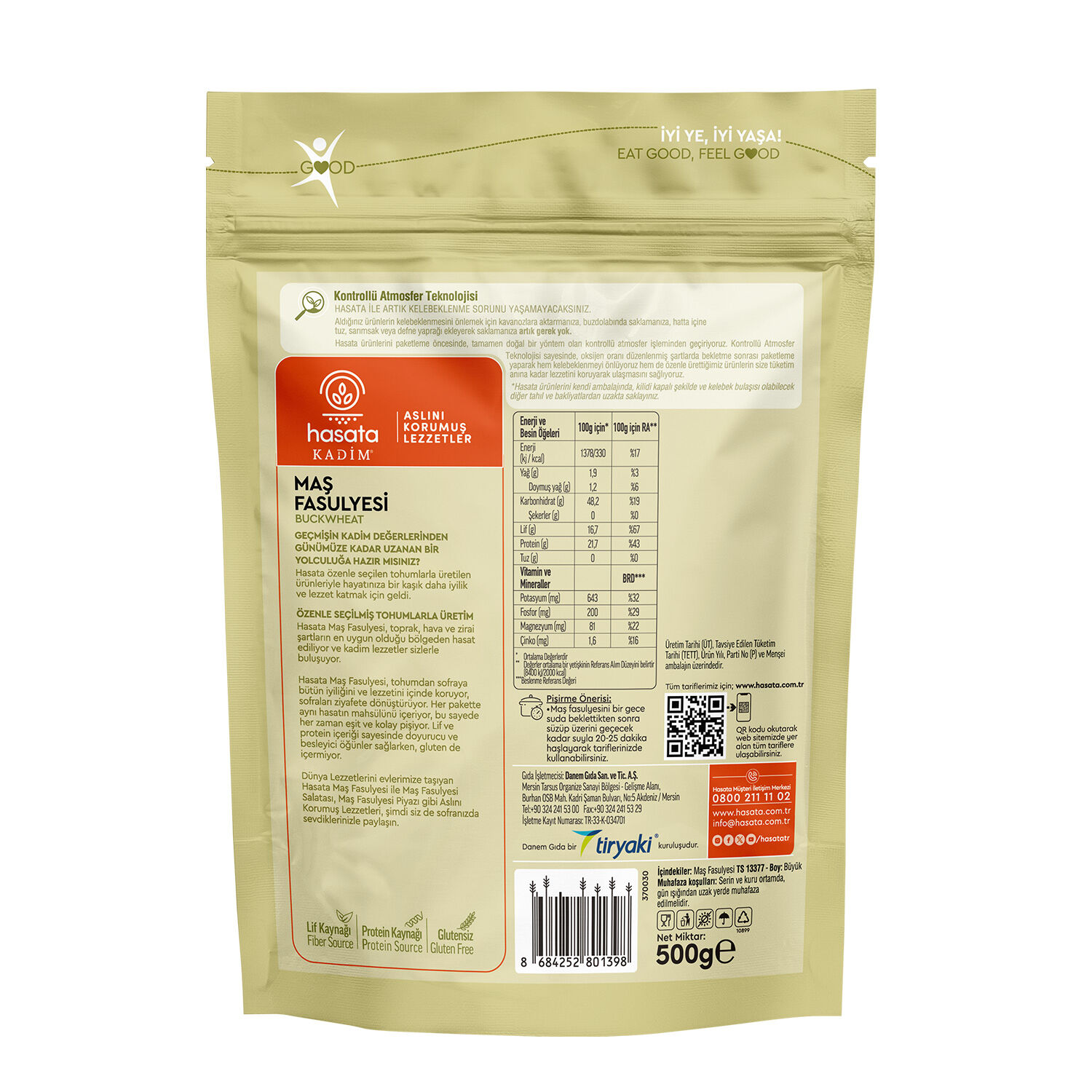 Hasata Kadim Maş Fasulyesi 500 g - 5