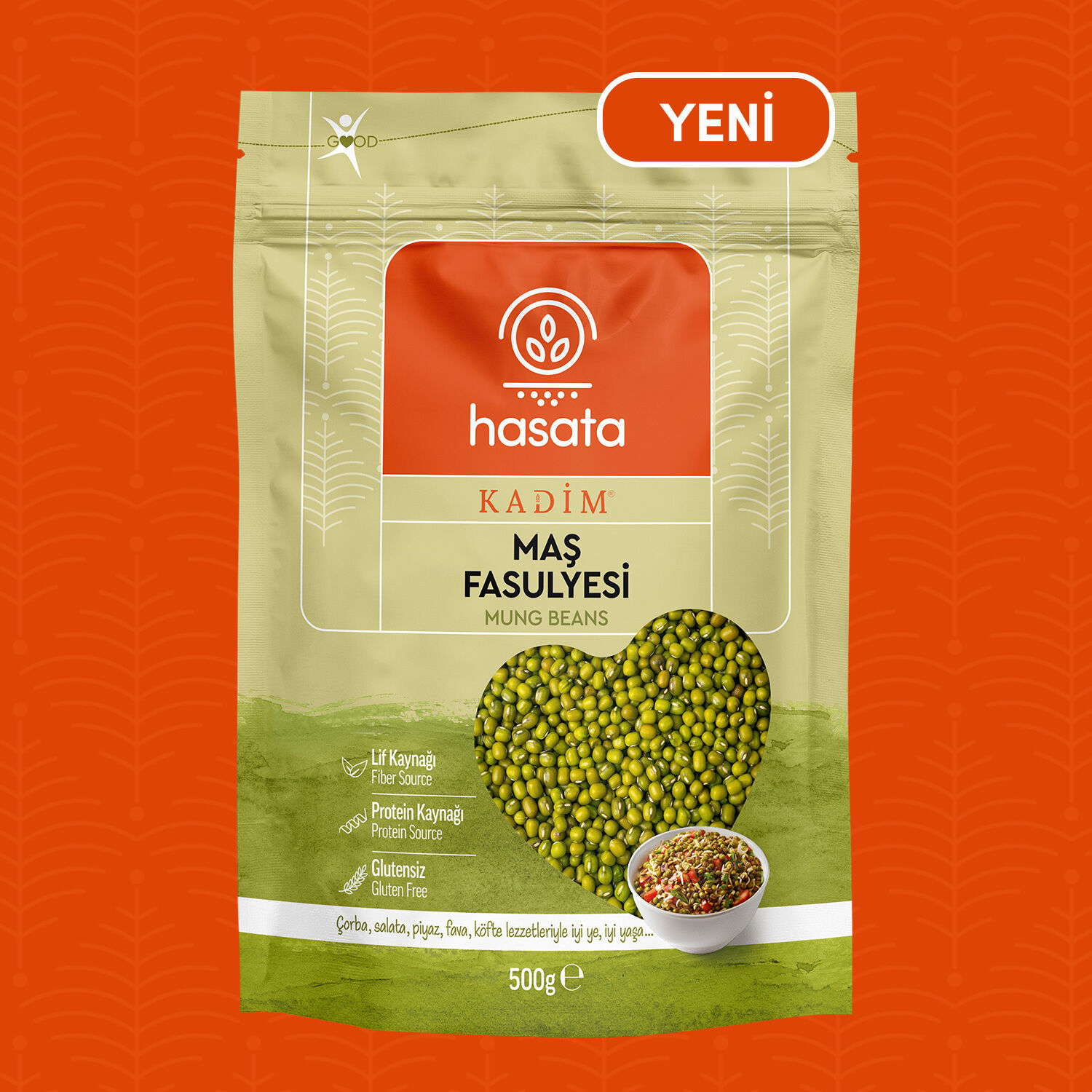 Hasata Kadim Maş Fasulyesi 500 g - 1