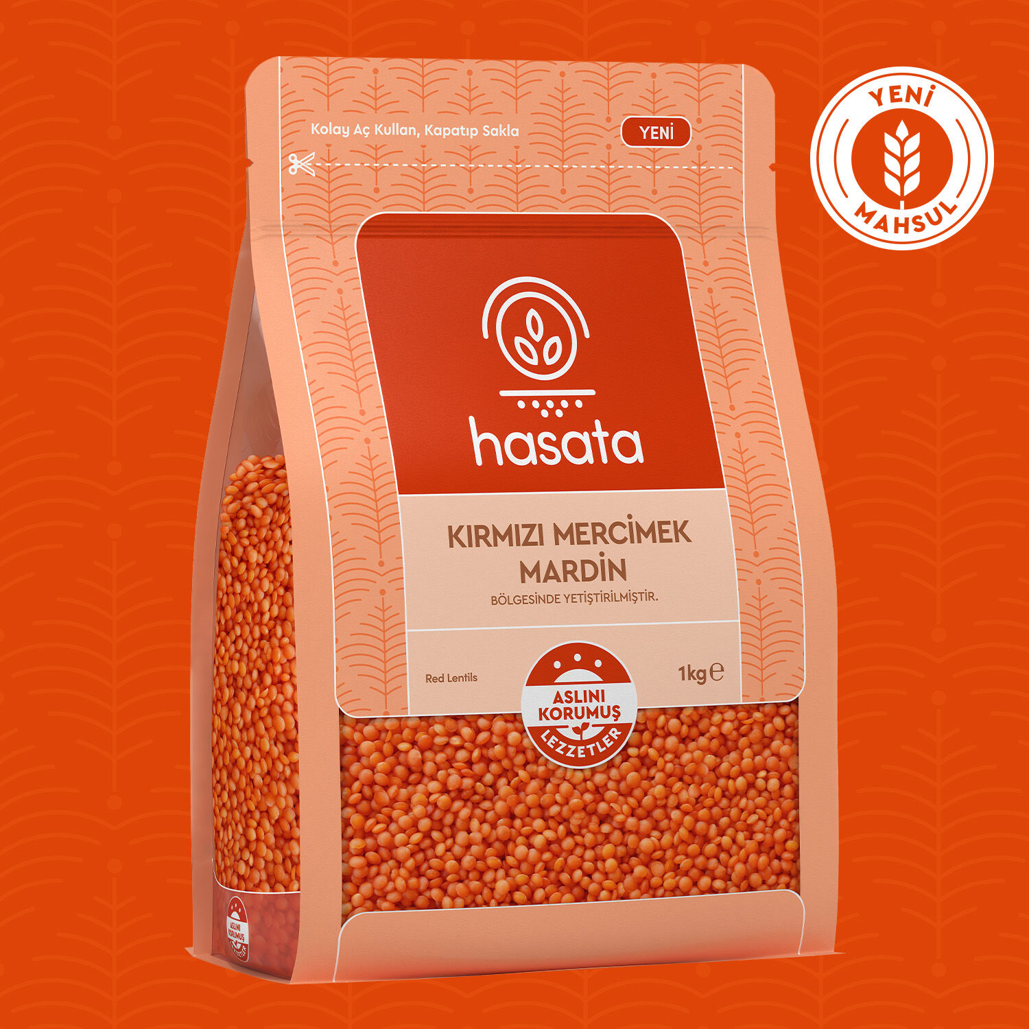 Hasata Mardin Red Lentils 1 KG - 1