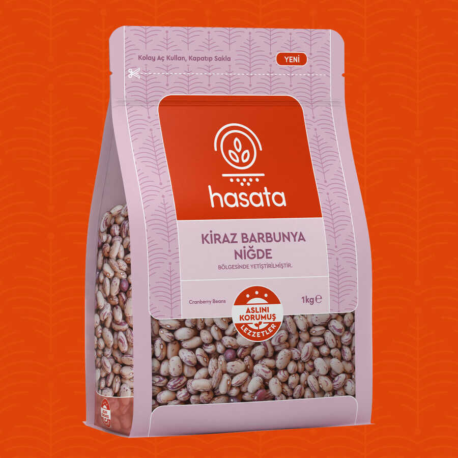 Hasata Niğde Cranberry Beans 1 KG - 1