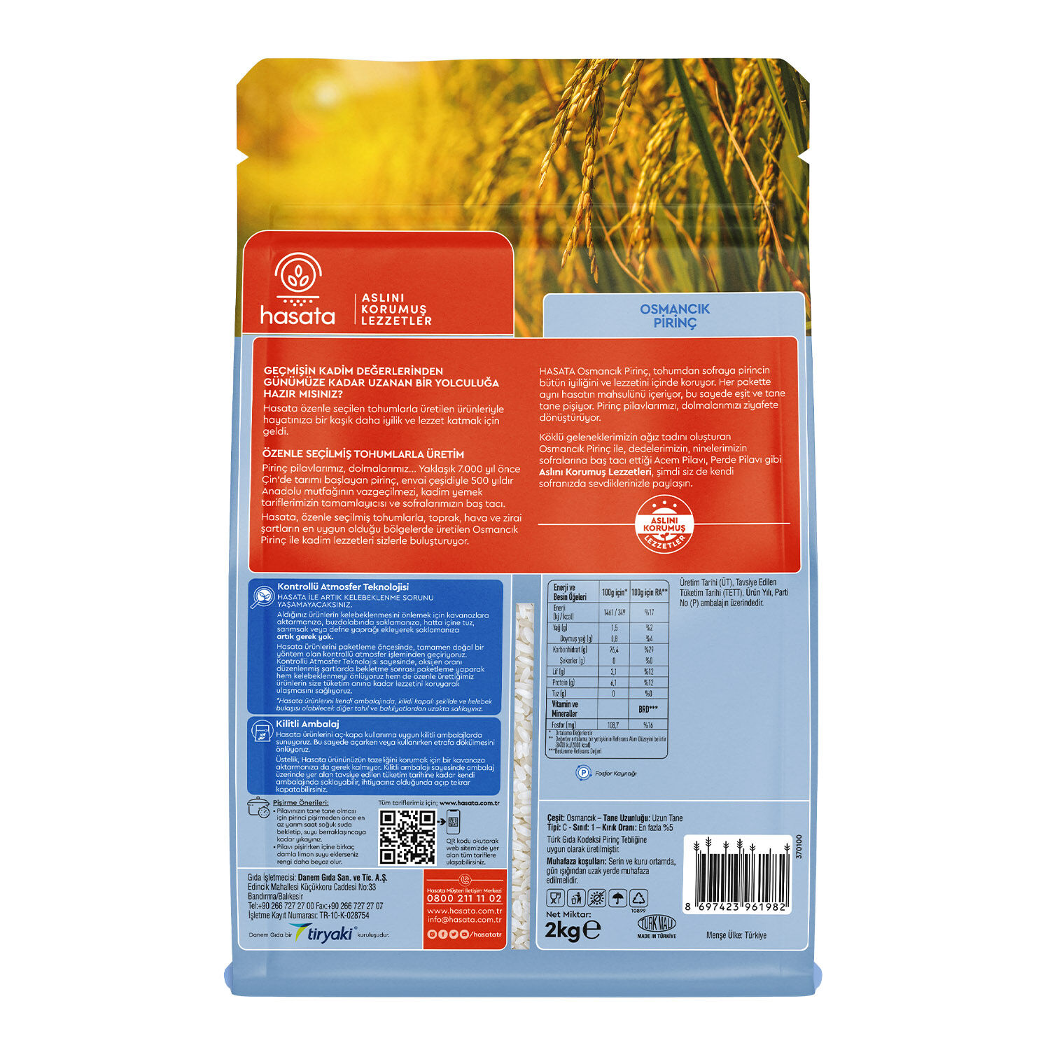 Hasata Osmancık Rice 2 Kg - 4