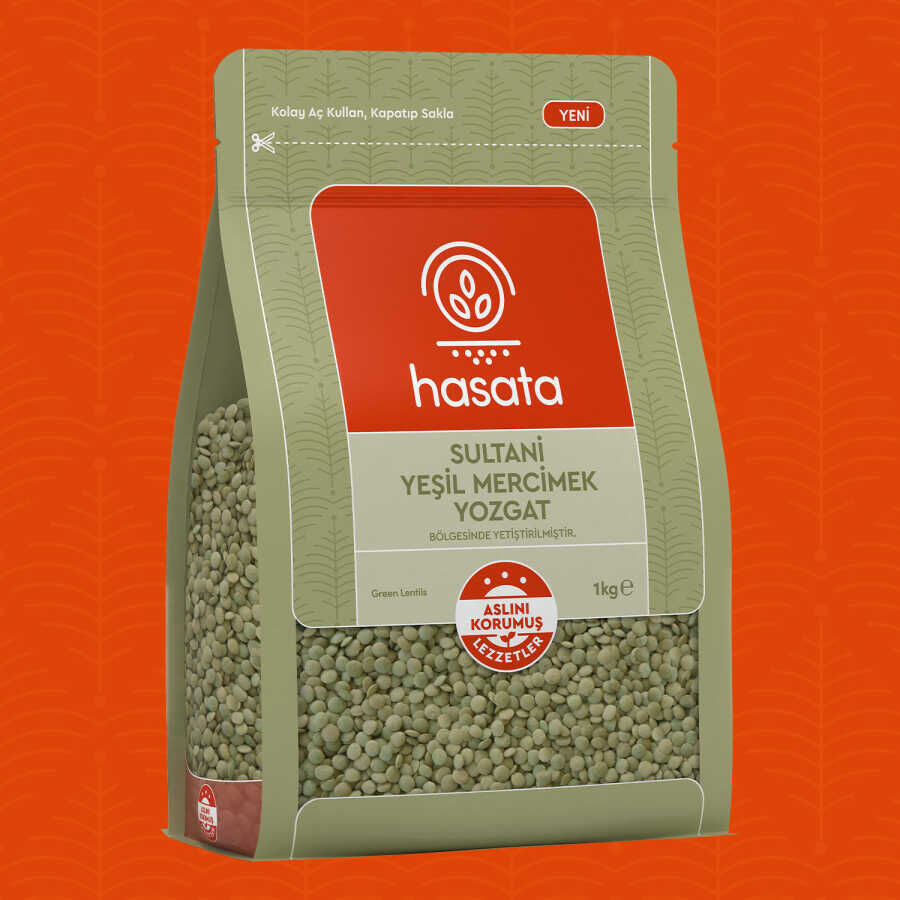 Hasata Yozgat Sultani Green Lentils 1 KG - 2