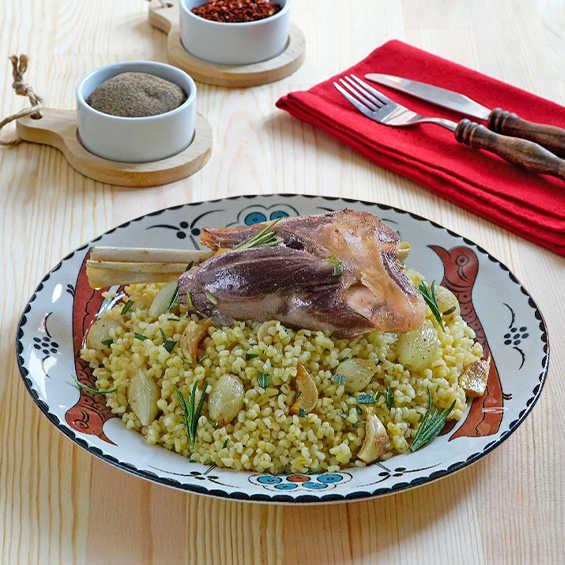 İNCİKLİ BULGUR PİLAVI