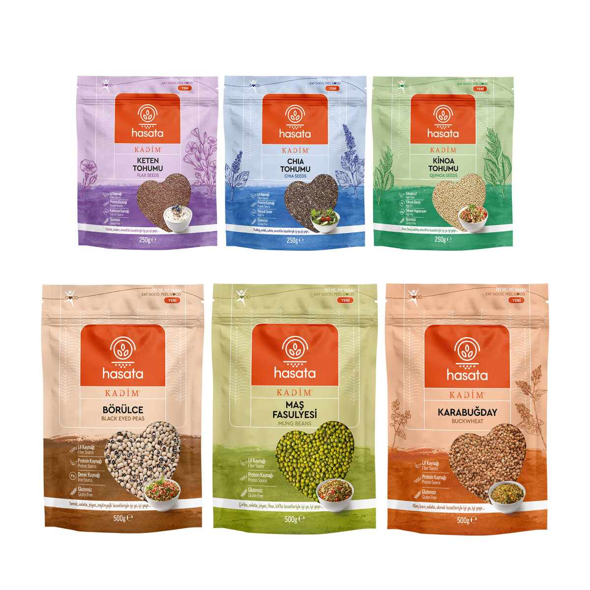 Hasata Kadim Tahıl-Tohum Deneme Paketi - Hasata